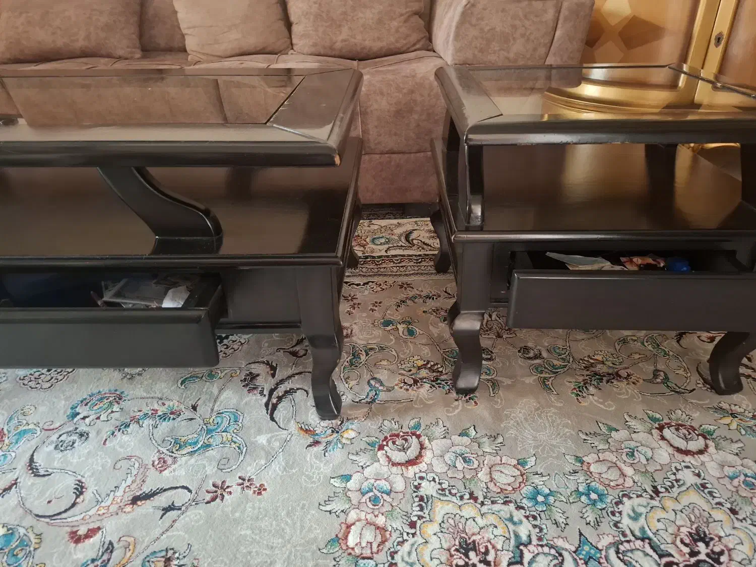 میز جلو مبلی همراه با عسلی|مبلمان خانگی و میز عسلی|پاکدشت, پاکدشت (مامازند)|دیوار