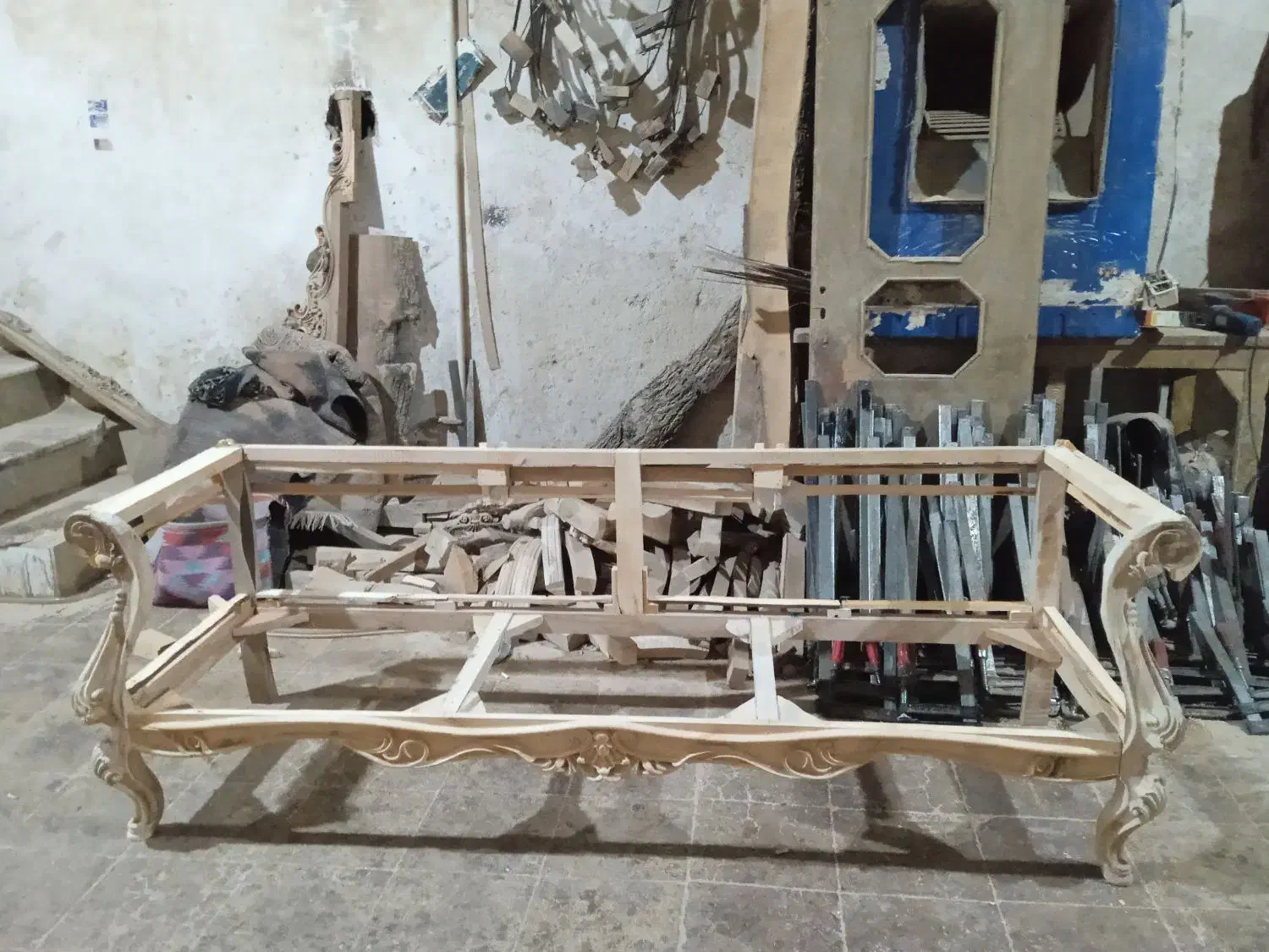 مبل ماهور کلاف خام|مبلمان خانگی و میز عسلی|قم, کاسه گران|دیوار