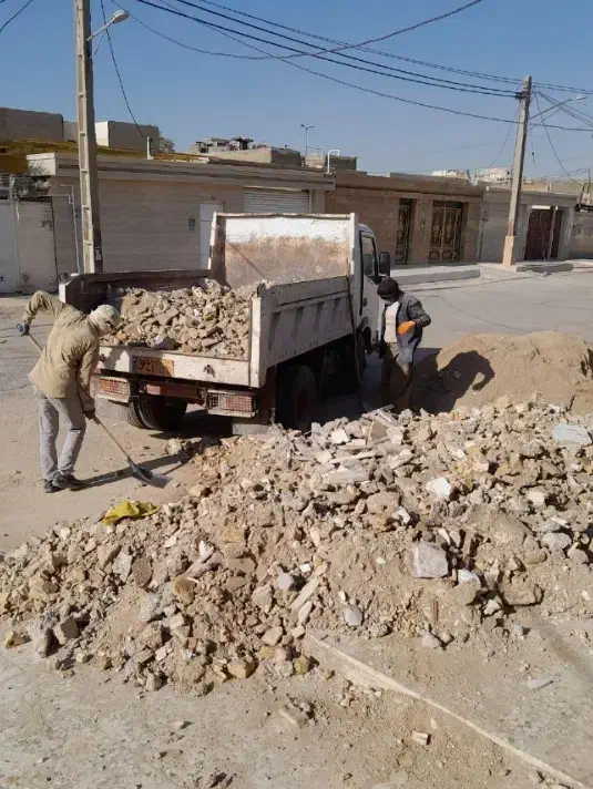 حمل نخاله های ساختمانی با کارگر|خدمات حمل و نقل|میبد, |دیوار