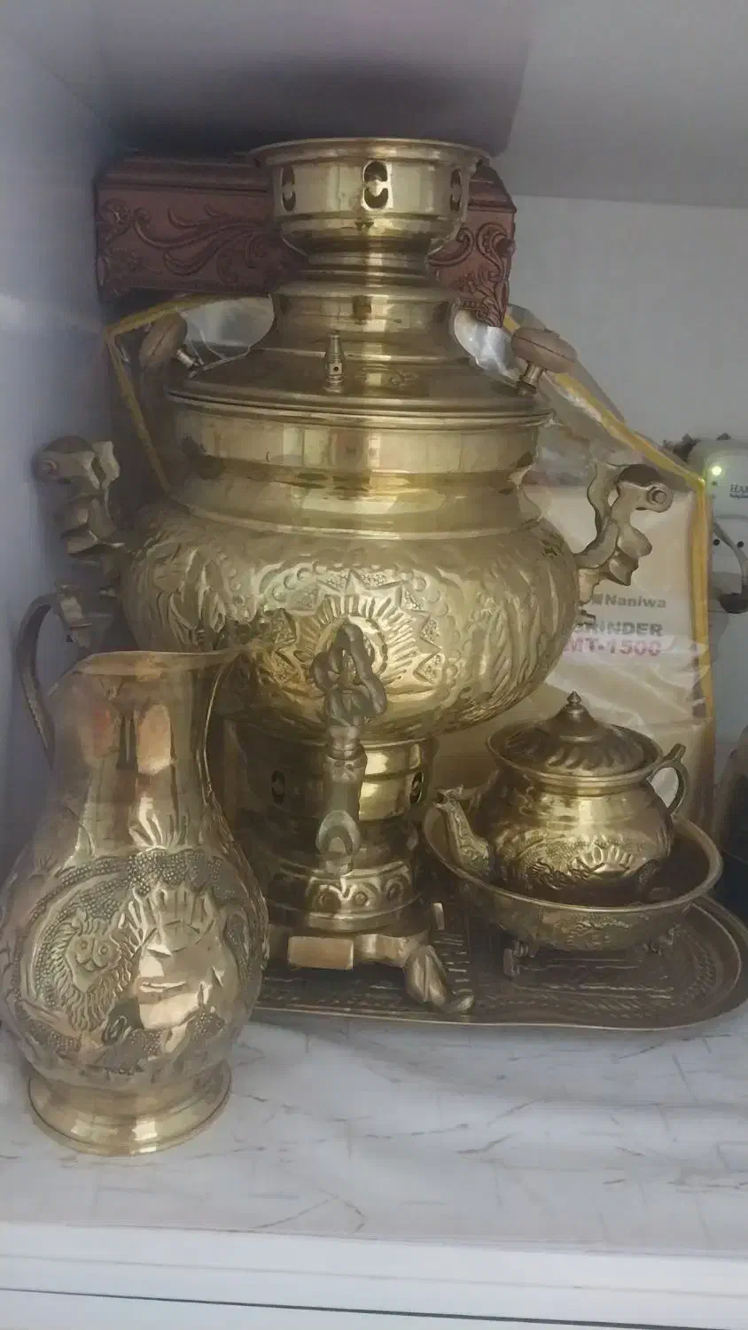 سماور ذغالی|سماور، چای‌ساز، قهوه‌ساز|باقرشهر, |دیوار