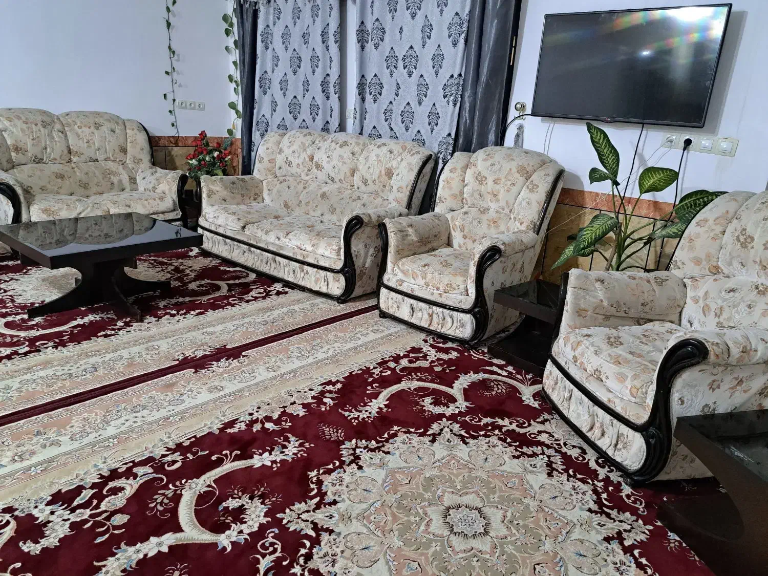 مبل با میز و عسلی|مبلمان خانگی و میز عسلی|نورآباد ممسنی, |دیوار