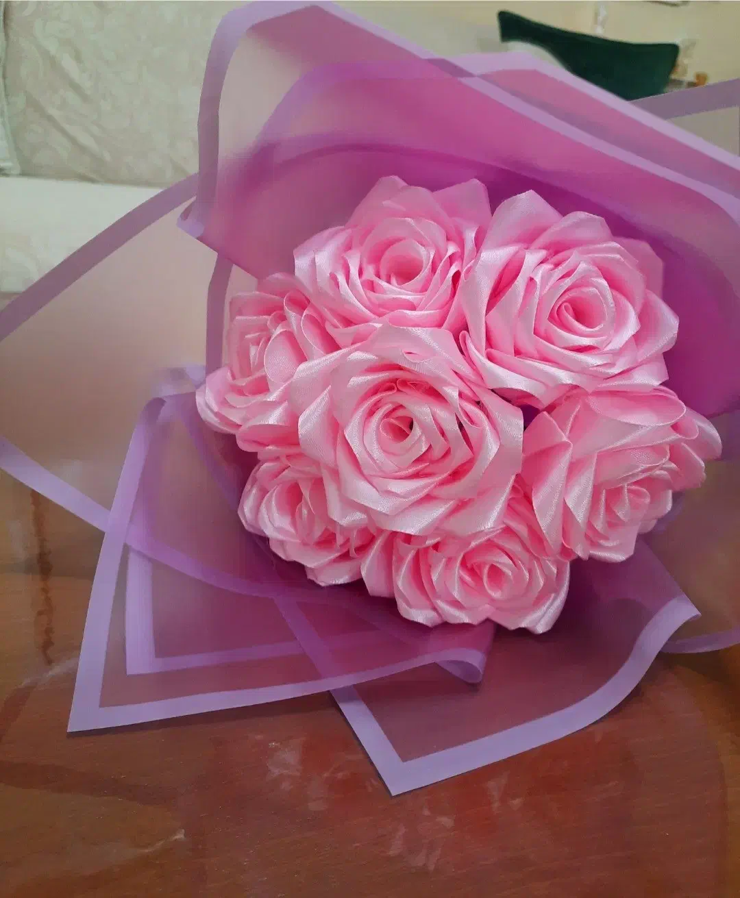 دسته گل ربانی|صنایع دستی و سایر لوازم تزئینی|رشت, بوسار|دیوار