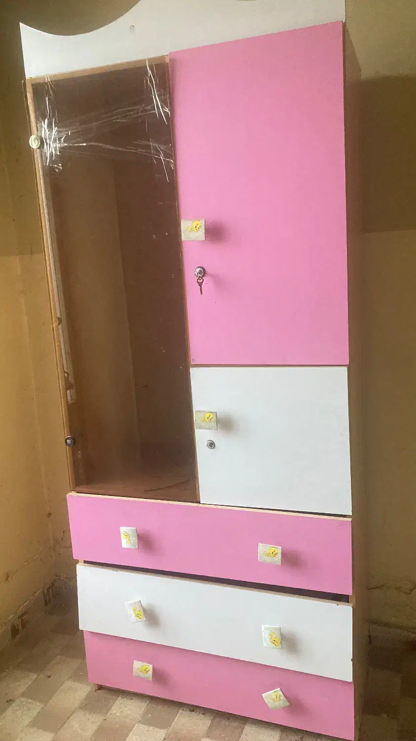 کمد اتاق کودک|جاکفشی، کمد، دراور|گالیکش, |دیوار