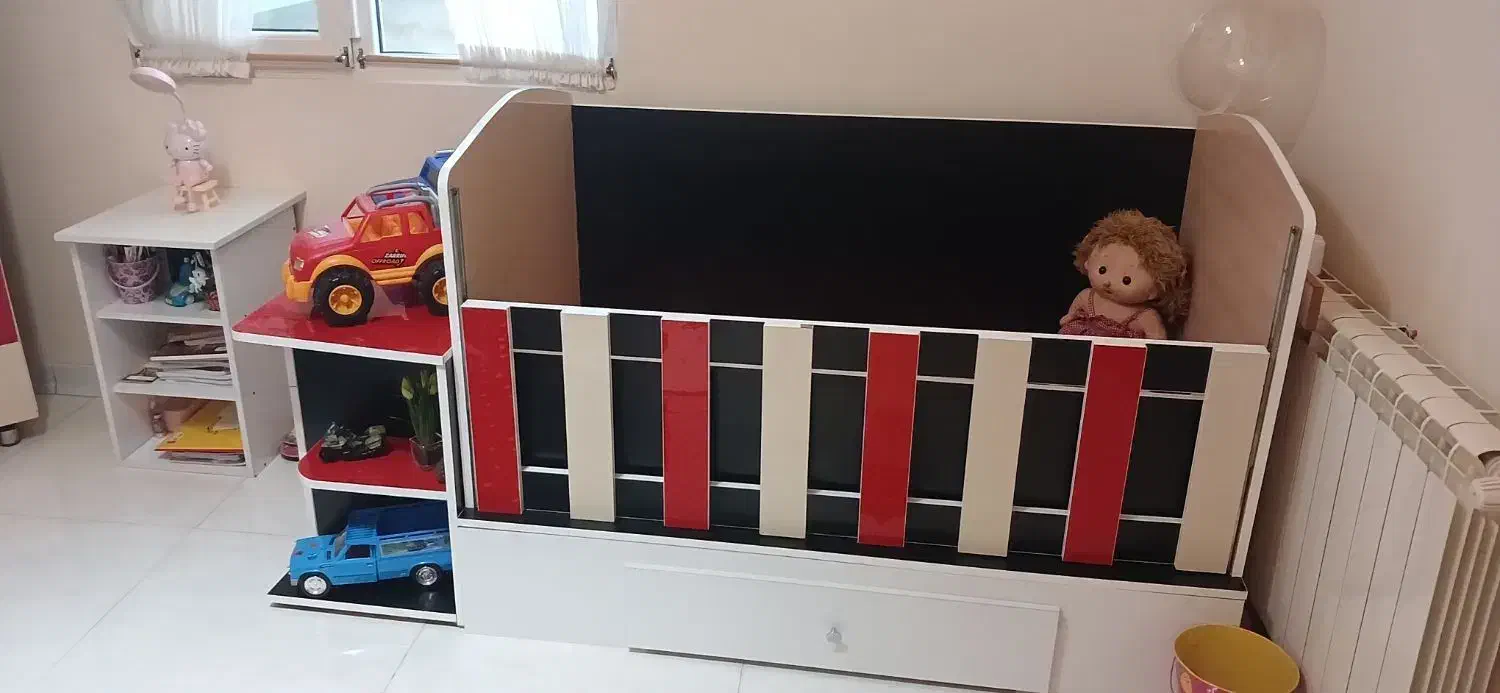 تخت کودک ونوجوان|تخت و سرویس خواب|مشکیندشت, |دیوار