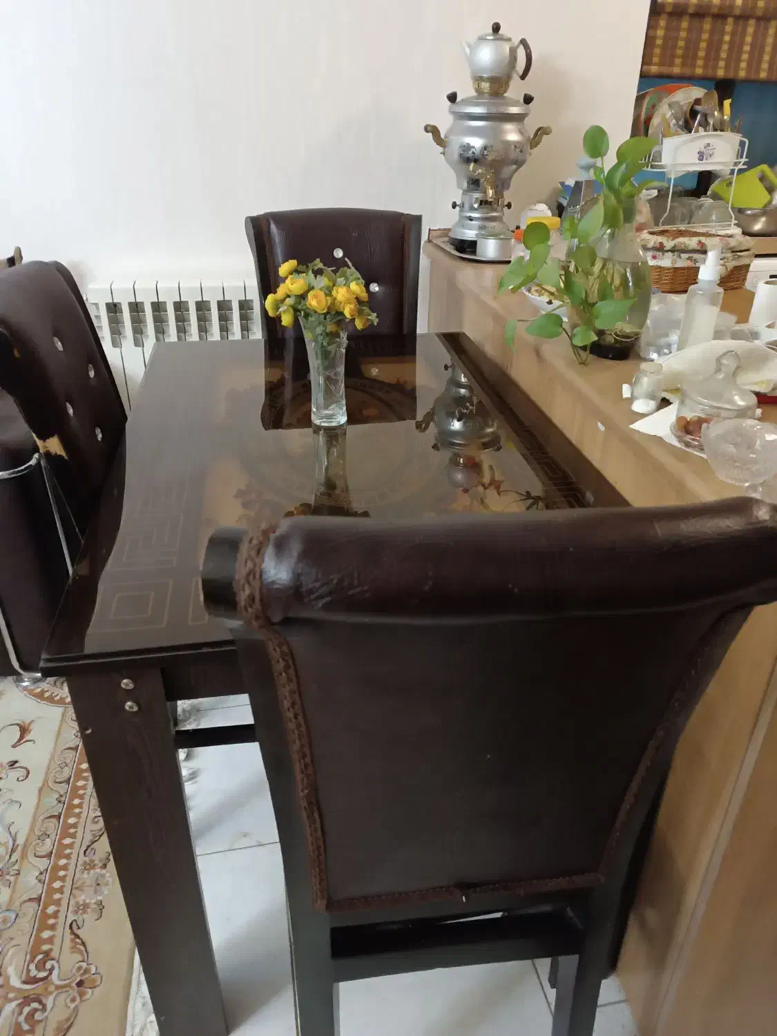 میز ناهارخوری 4 نفره|میز و صندلی غذاخوری|باقرشهر, |دیوار