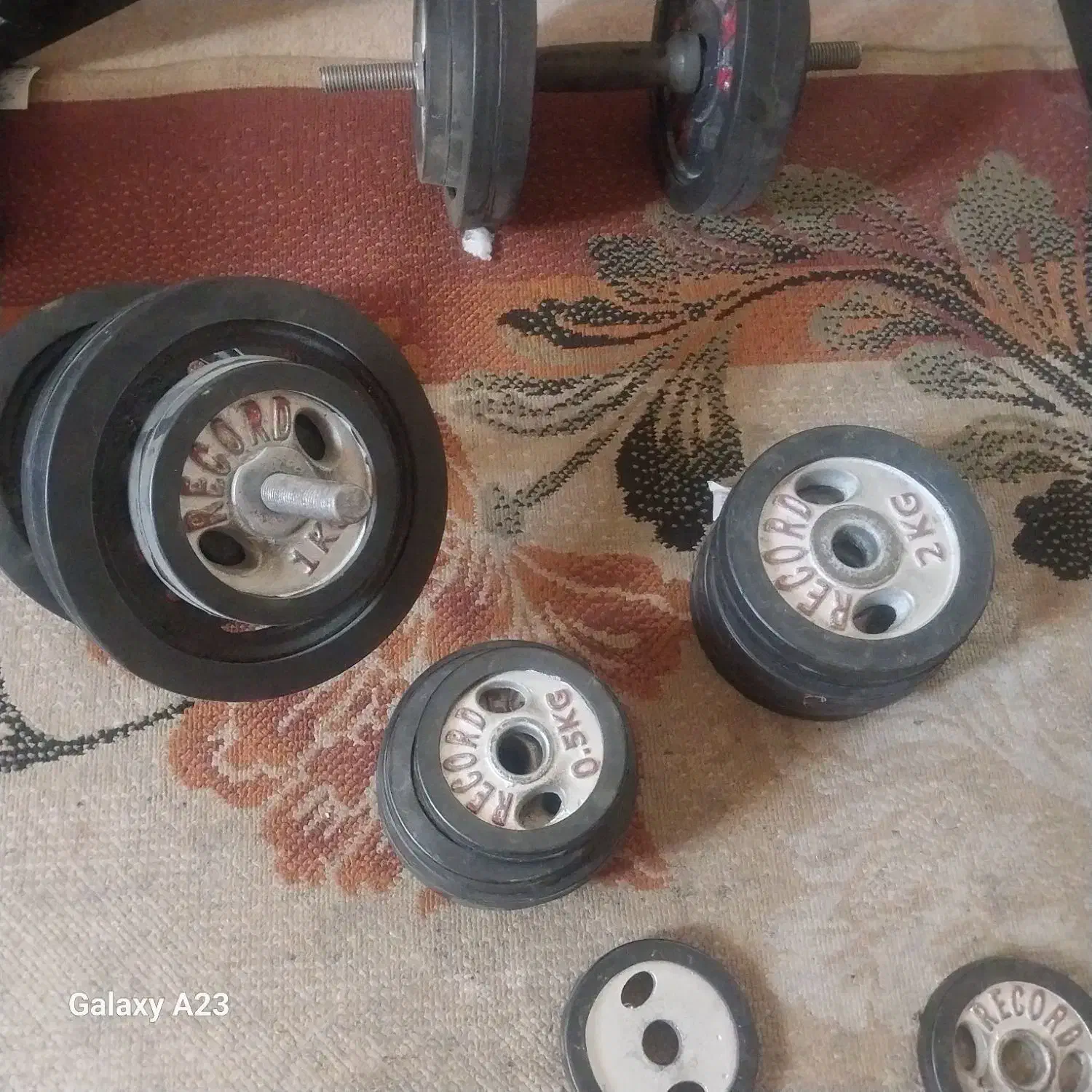 دمبل وزنه با میز پرس چند کاره|تجهیزات ورزشی|تهران, بریانک|دیوار