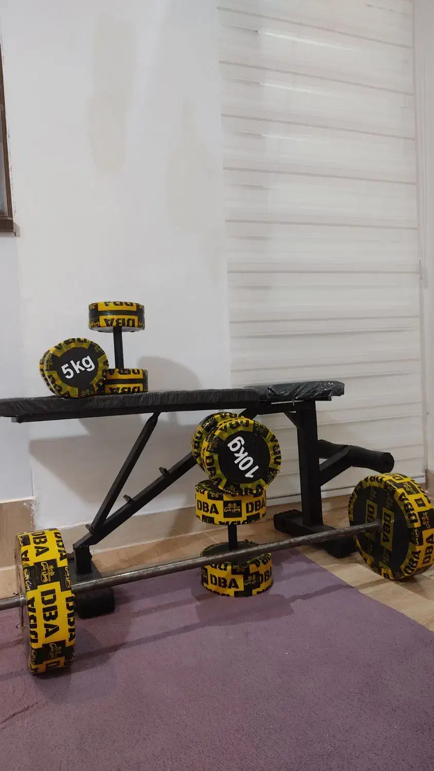 دمبل و هالتر بتنی|تجهیزات ورزشی|کرمانشاه, |دیوار