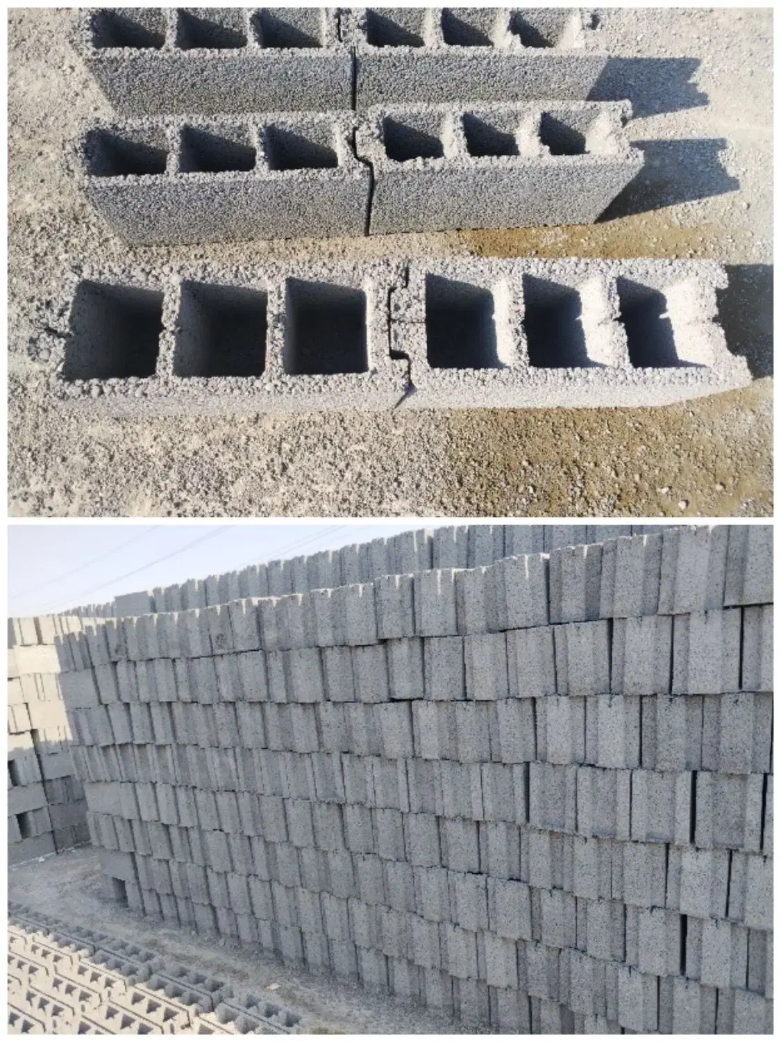 قطعات بتنی بلوکه سیمانی گلویی چاه سرچاهی لوله باغی|مصالح و تجهیزات ساختمان|مشهد, کلاکوب|دیوار