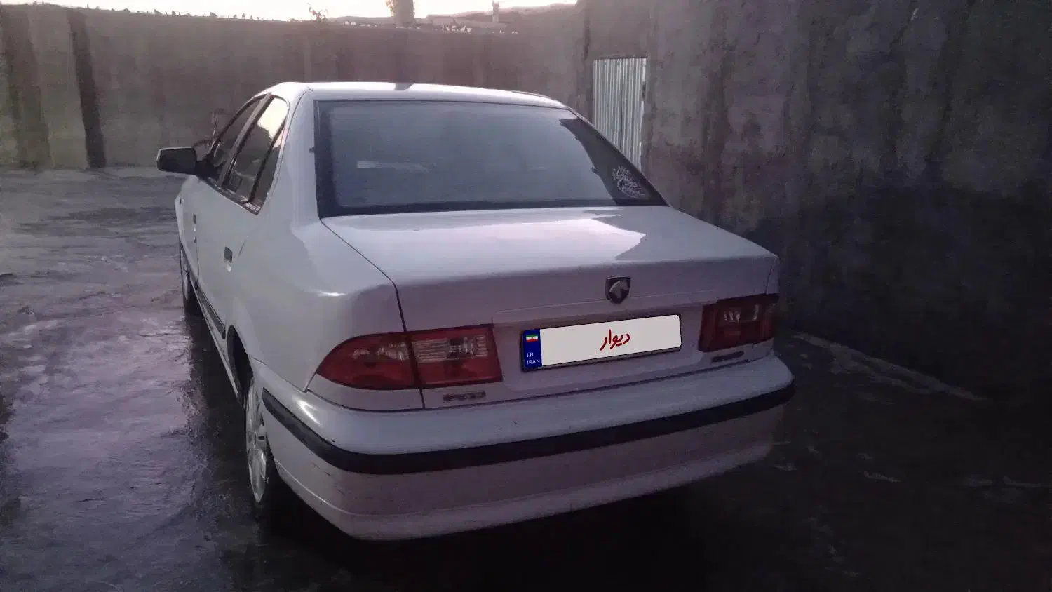 ماشین سمند سفید مدل ۹۶ ال ایکس|خودرو سواری و وانت|سنقر, |دیوار