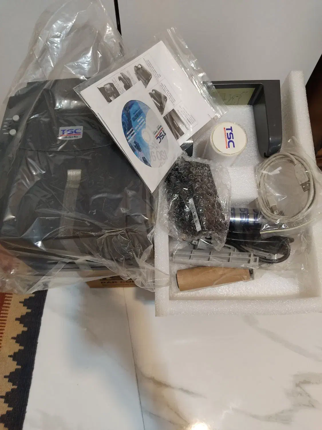 لیبل پرینتر TSC243 اکبند بارکدزن بارکدخوان بارکد|فروشگاه و مغازه|تهران, قاسمآباد|دیوار