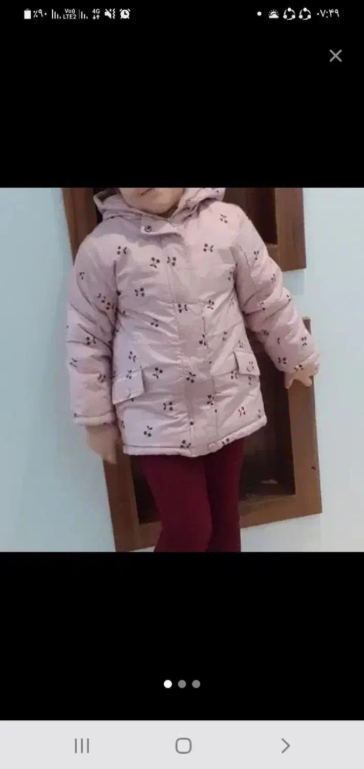 کاپشن دخترونه برای چهار تا شش سال|کفش و لباس بچه|رشت, لاکان شهر|دیوار