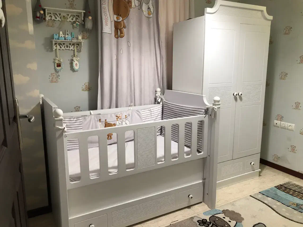 تخت و کمد کودک به همراه تشک|تخت و سرویس خواب|تهران, باشگاه نفت|دیوار