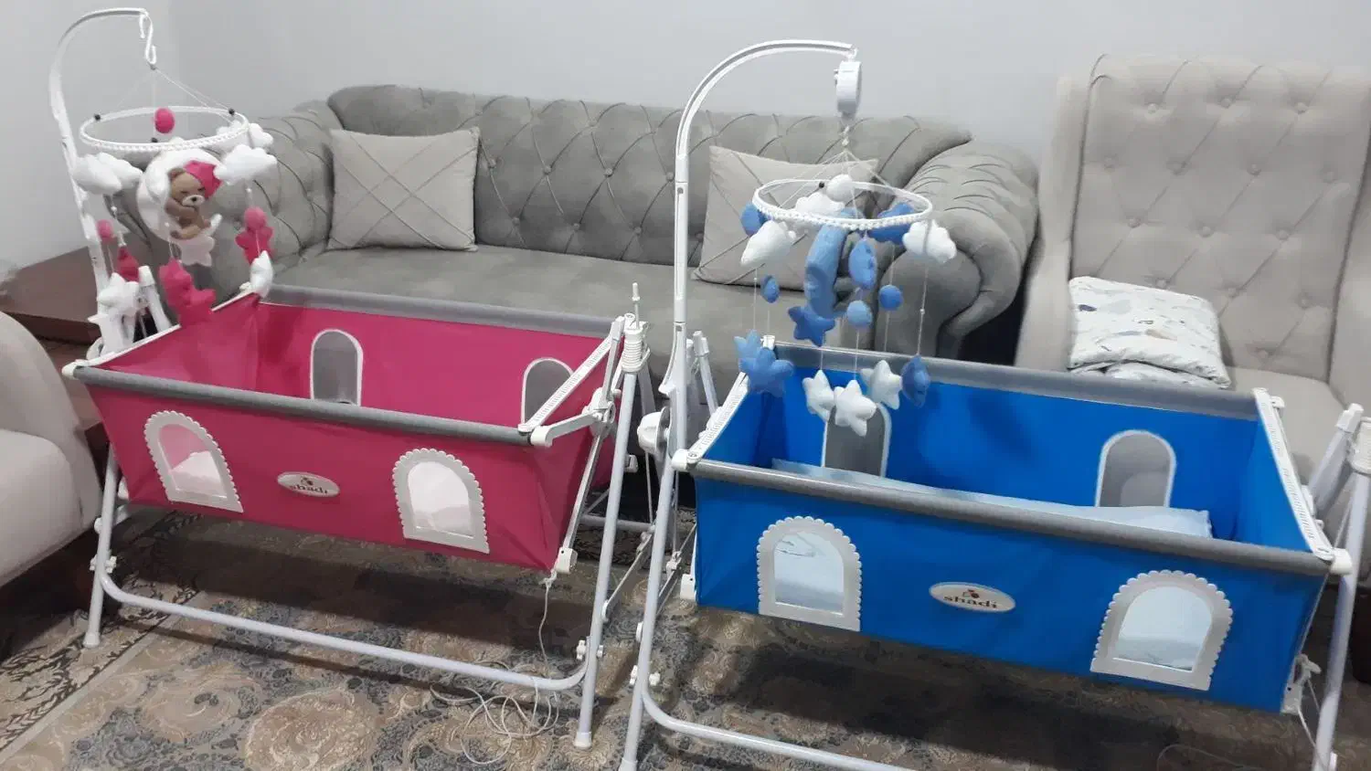 آویز گهواره یا تخت|اسباب و اثاث بچه|بیرجند, |دیوار