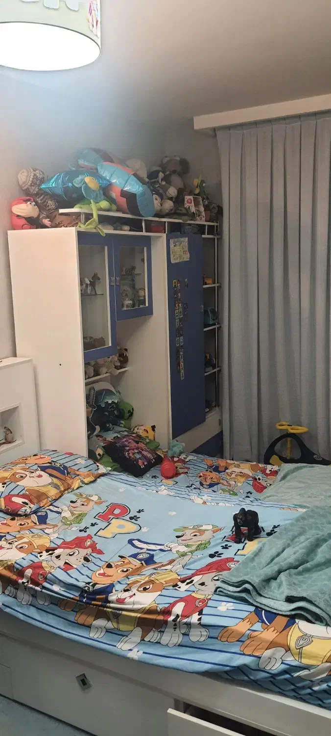 تخت نوجوان|تخت و سرویس خواب|شهریار, شهریار|دیوار