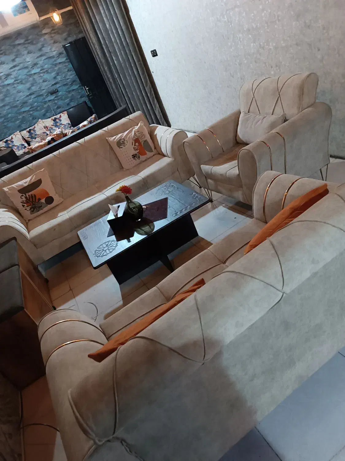 مبل 7نفره|مبلمان خانگی و میز عسلی|امیدیه, |دیوار