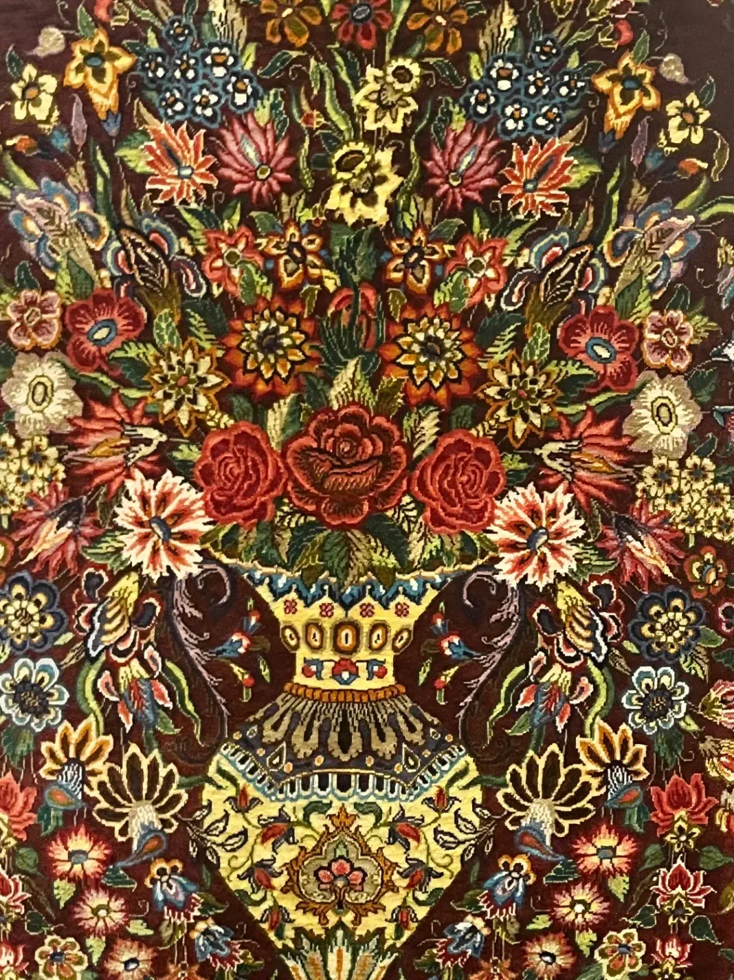 تابلو فرش تمام ابریشم قم|تابلو فرش|تهران, کاشانک|دیوار