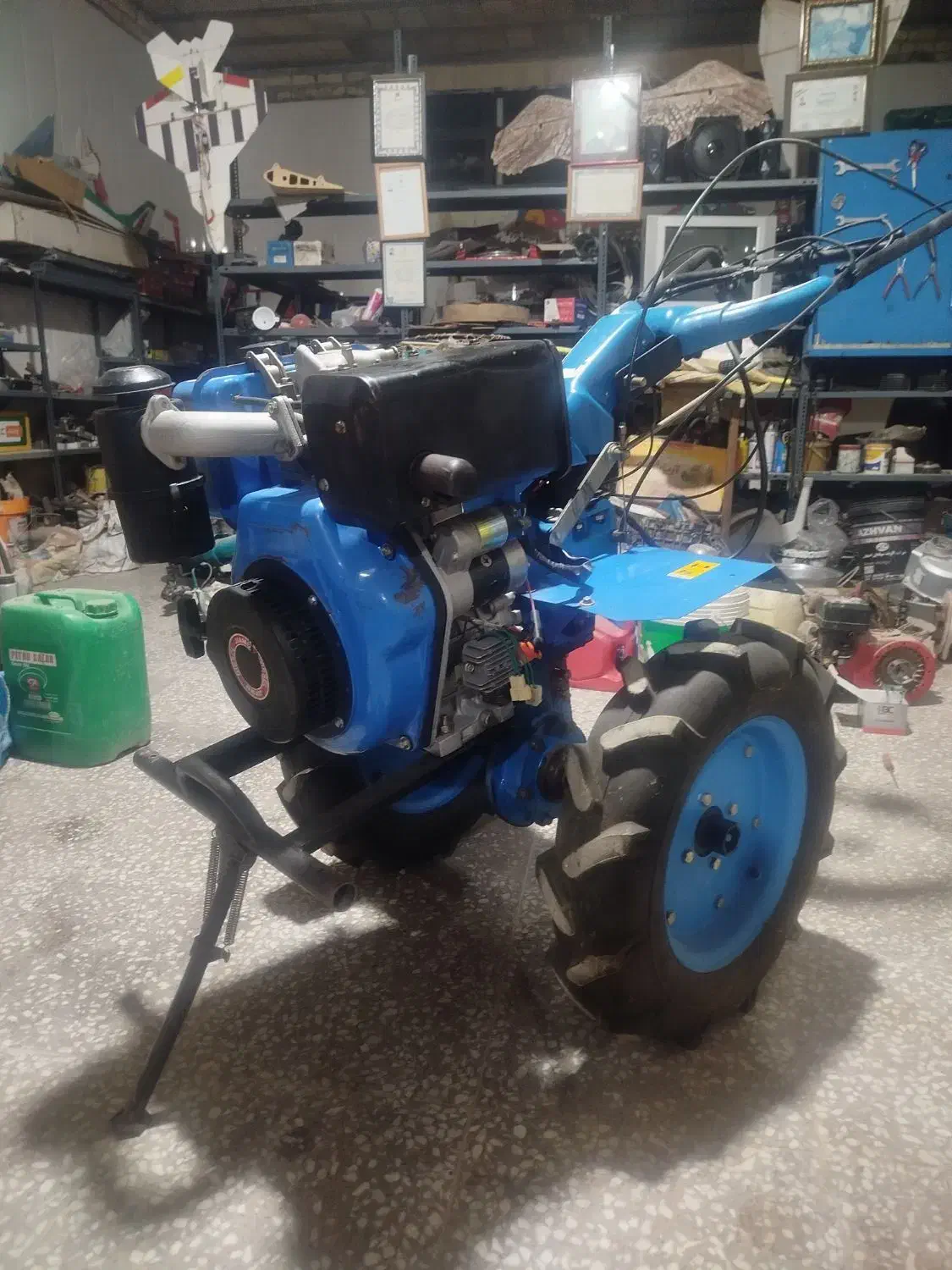 تیلر 10 اسب دیزلی و موتور سمپاش|ماشین‌آلات صنعتی|کرمان, |دیوار