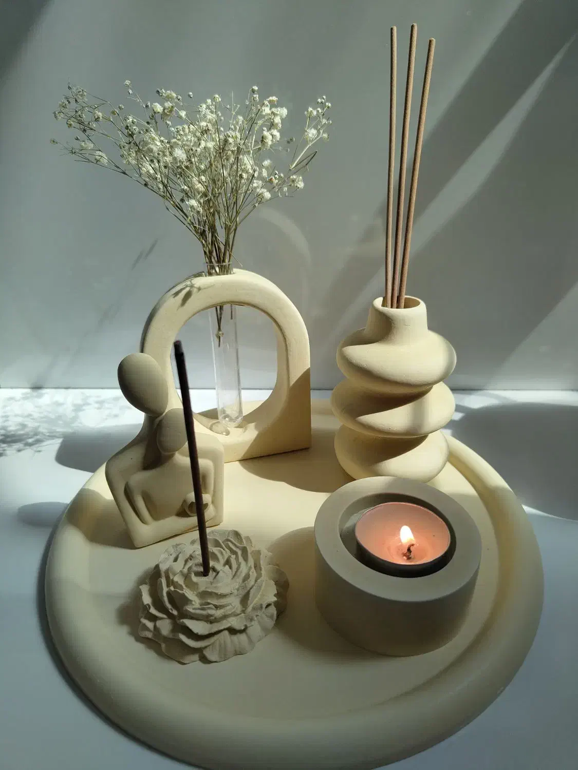 آموزش سنگ مصنوعی و شمع سازی (درآمد ماهی ۳۰ میلیون)|خدمات آموزشی|برازجان, |دیوار