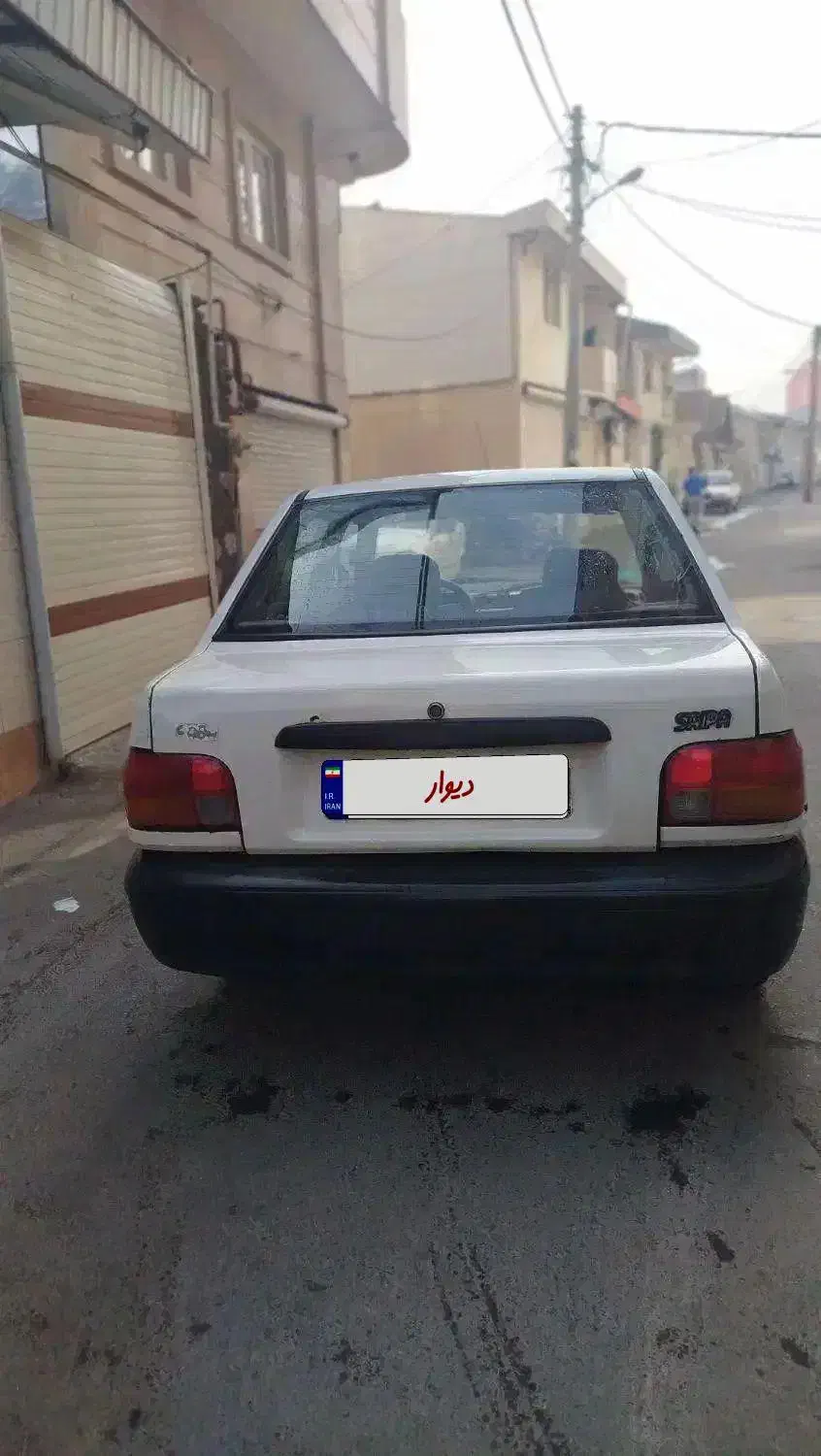 پراید ۸۶ سفید چند لکه رنگ|خودرو سواری و وانت|رشت, باهنر|دیوار