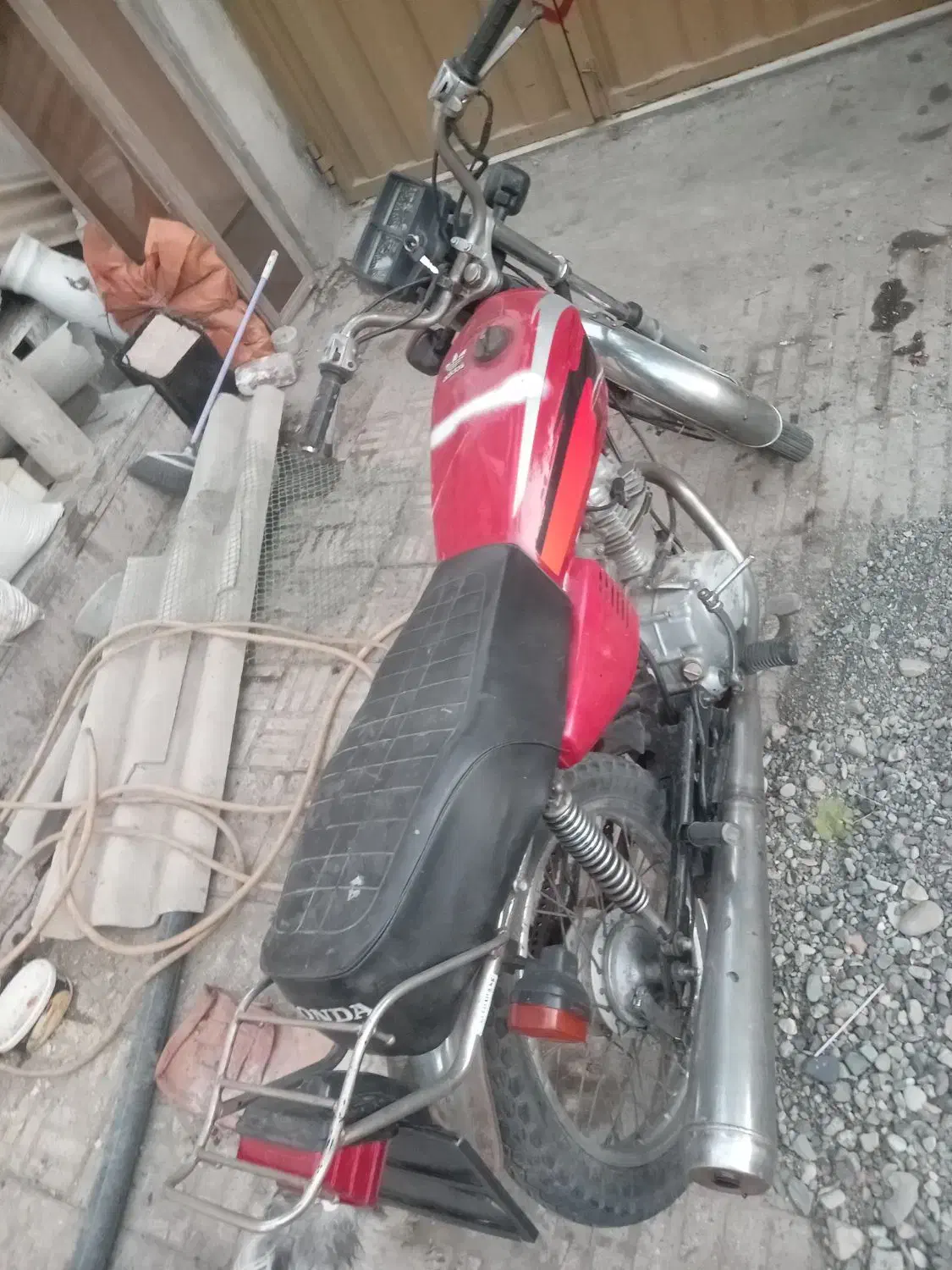 هندا ۱۲۵ ژاپن مزایده cdi|موتورسیکلت|کرج, کلاک پایین|دیوار