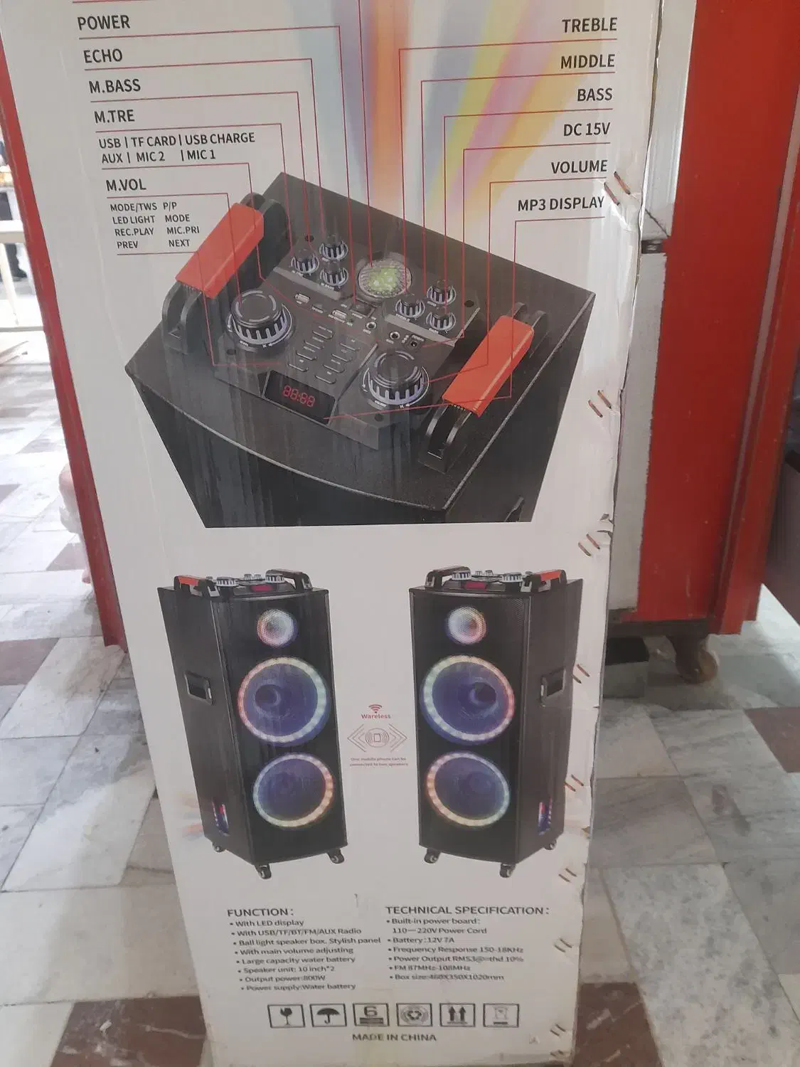 اسپیکر NDR 1010S|پخشکننده همراه|ری, سرتخت|دیوار