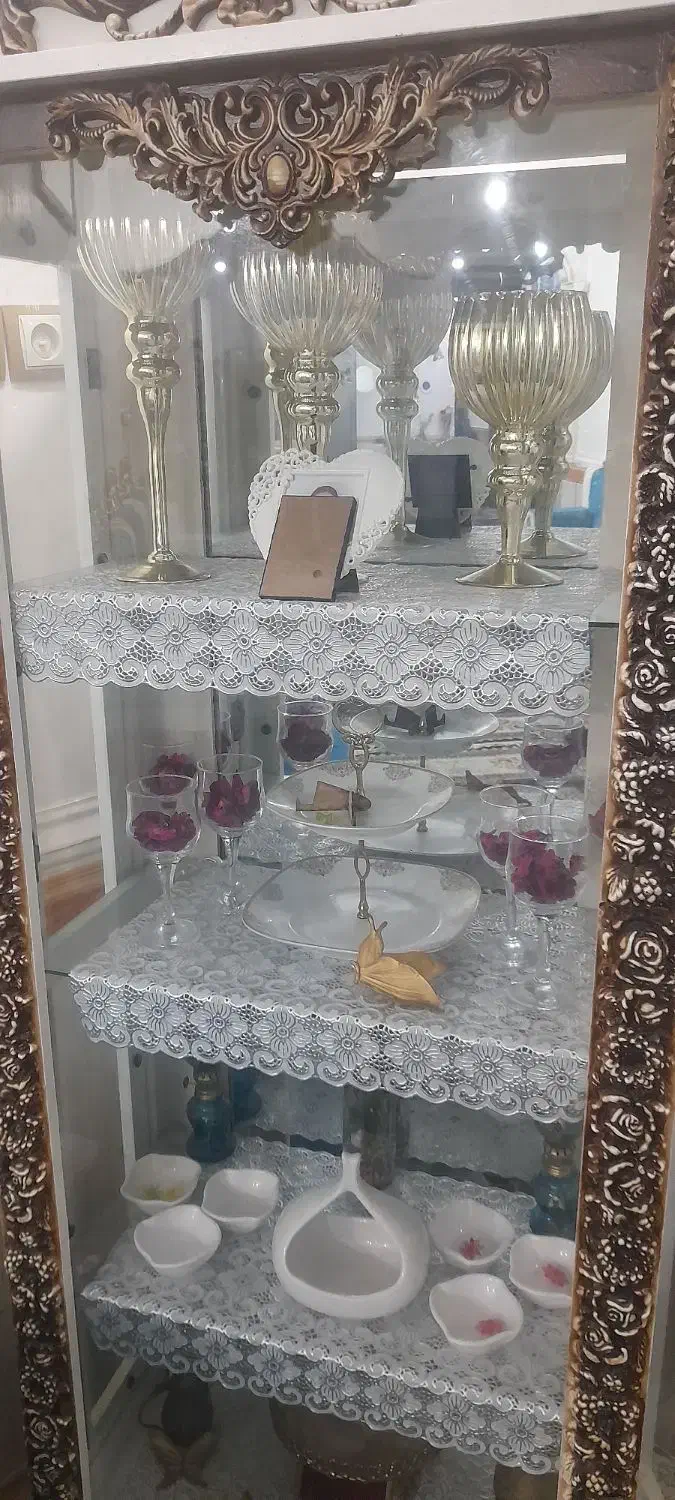 بوفه رنگ استخانی وسفید|بوفه، ویترین، کنسول|خرمشهر, |دیوار