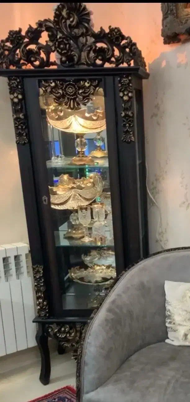 بوفه چوبی|بوفه، ویترین، کنسول|تهران, باغ خزانه|دیوار