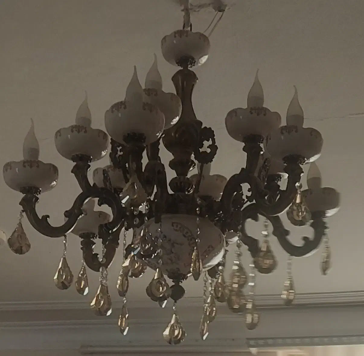 لوستر فرشته درحد نو|لوستر و چراغ آویز|اهواز, گلستان|دیوار