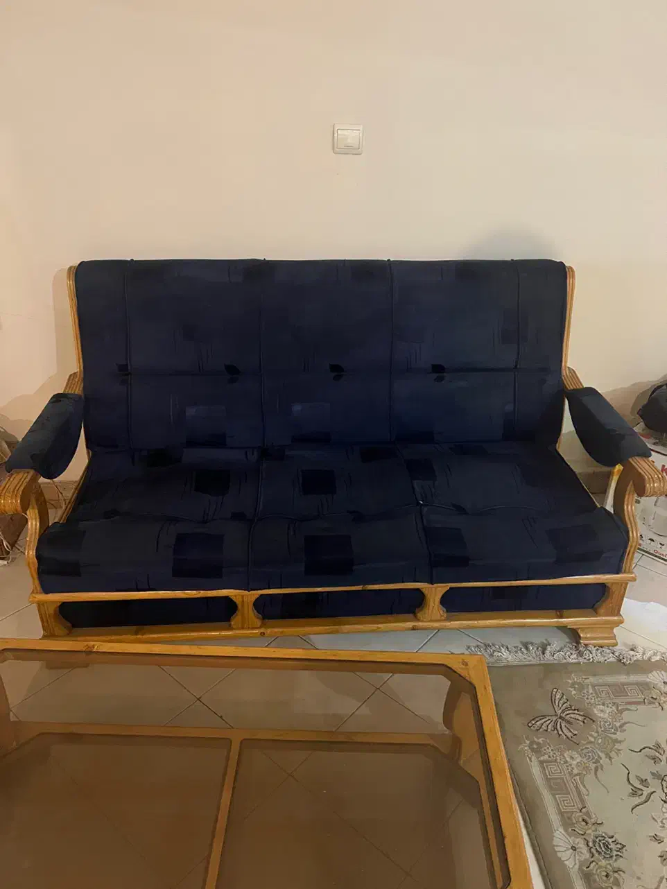 سرویس مبلمان راحتی ۷ نفره با میز و عسلی|مبلمان خانگی و میز عسلی|تهران, حشمتیه|دیوار