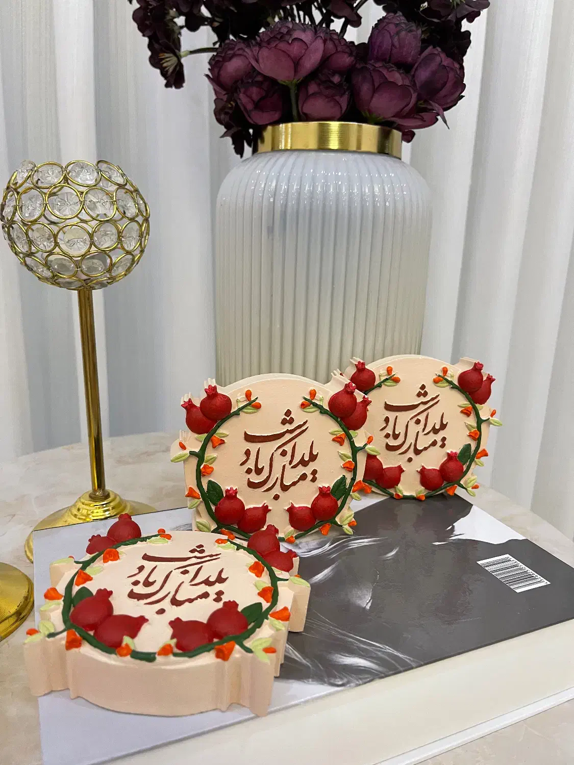 دستساز یلدایی مناسب کادو و دکور و گیفت|صنایع دستی و سایر لوازم تزئینی|رشت, آب و برق|دیوار