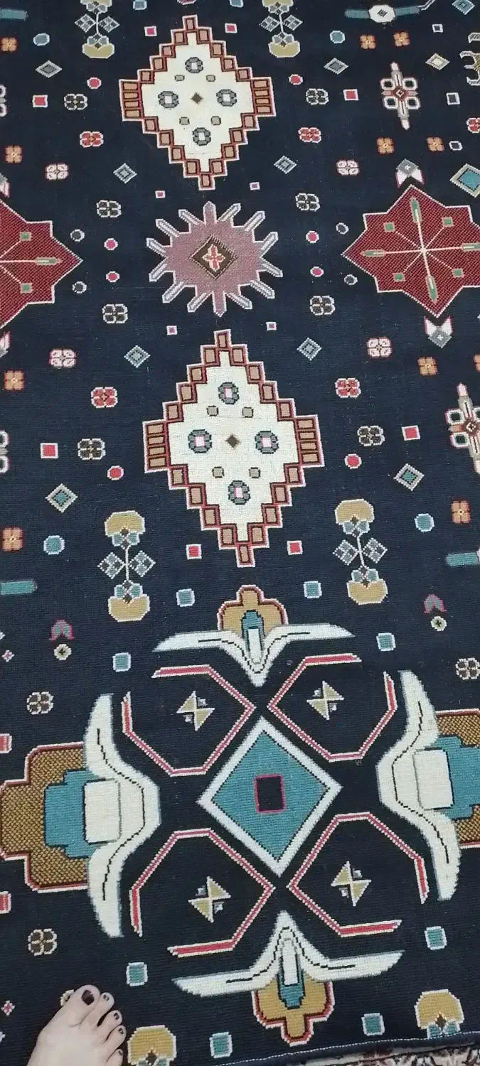 گلیم فرش ۴ متری|گلیم، جاجیم، گبه|رشت, سلیمانداراب|دیوار