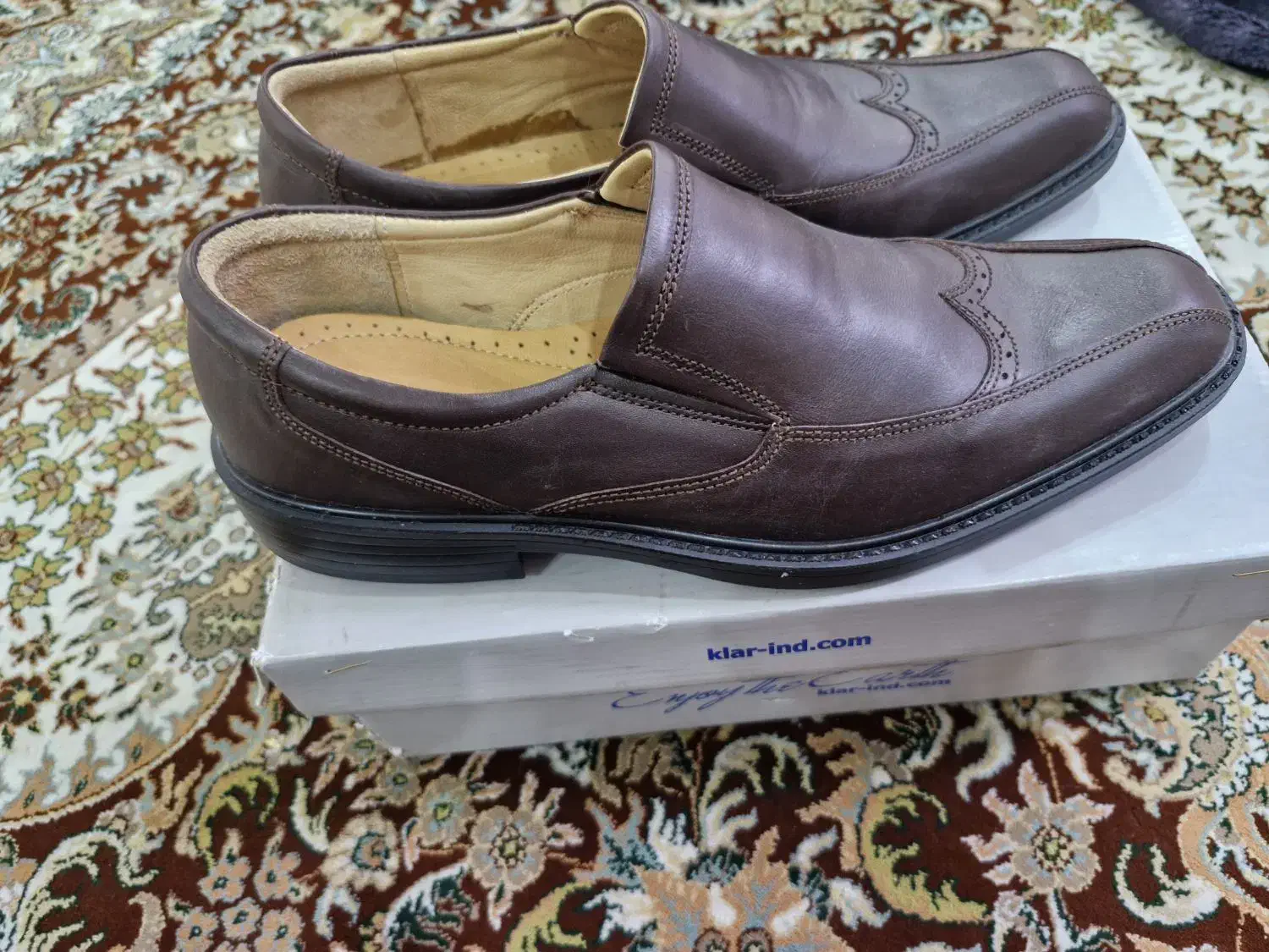 کفش چرم شیما سایز ۴۳|کیف، کفش، کمربند|پردیس, فاز ۸|دیوار