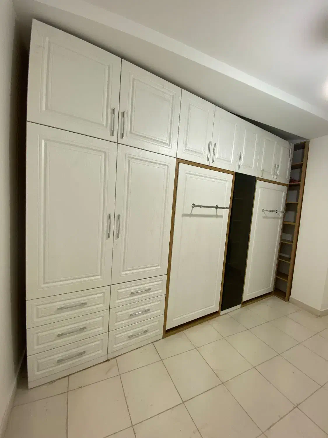 تخت کمجا کمد دیواری|تخت و سرویس خواب|چهاردانگه (تهران), |دیوار