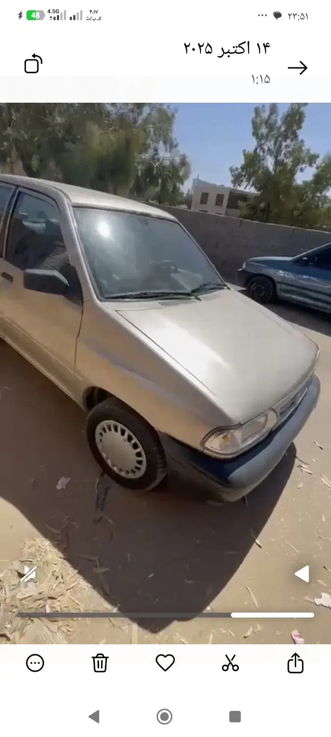 پراید 84|خودرو سواری و وانت|خورموج, |دیوار