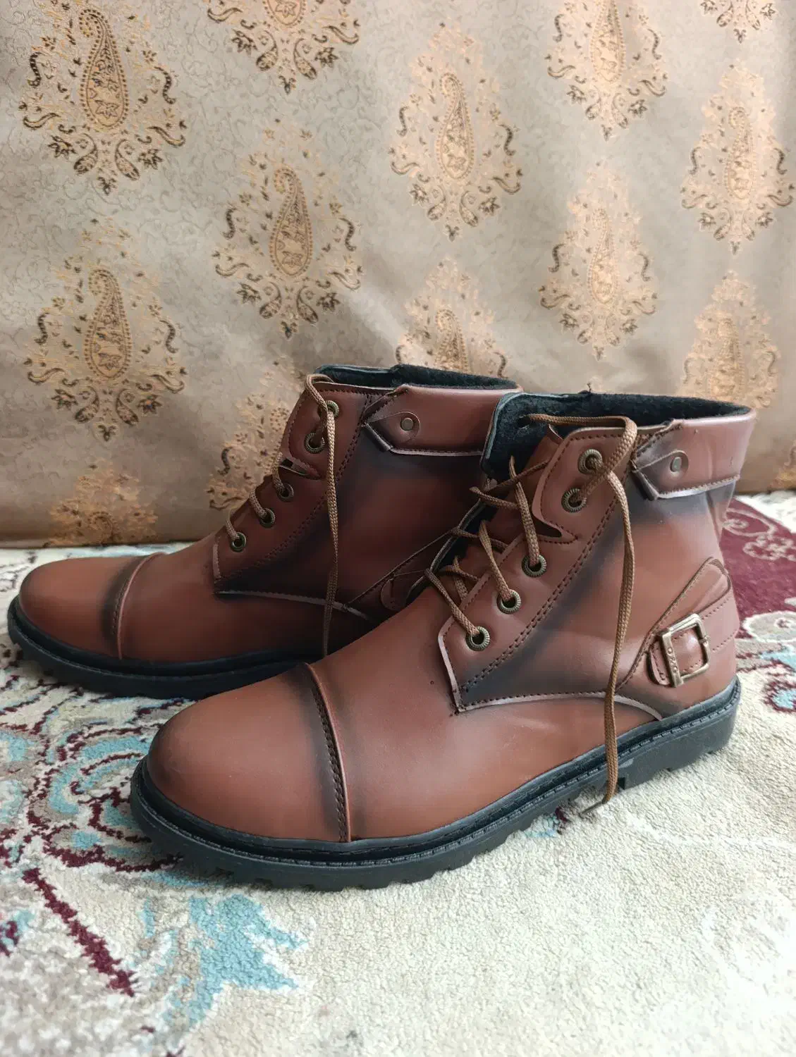 کفش نیم پوت چرم مردانه|کیف، کفش، کمربند|خرمشهر, |دیوار