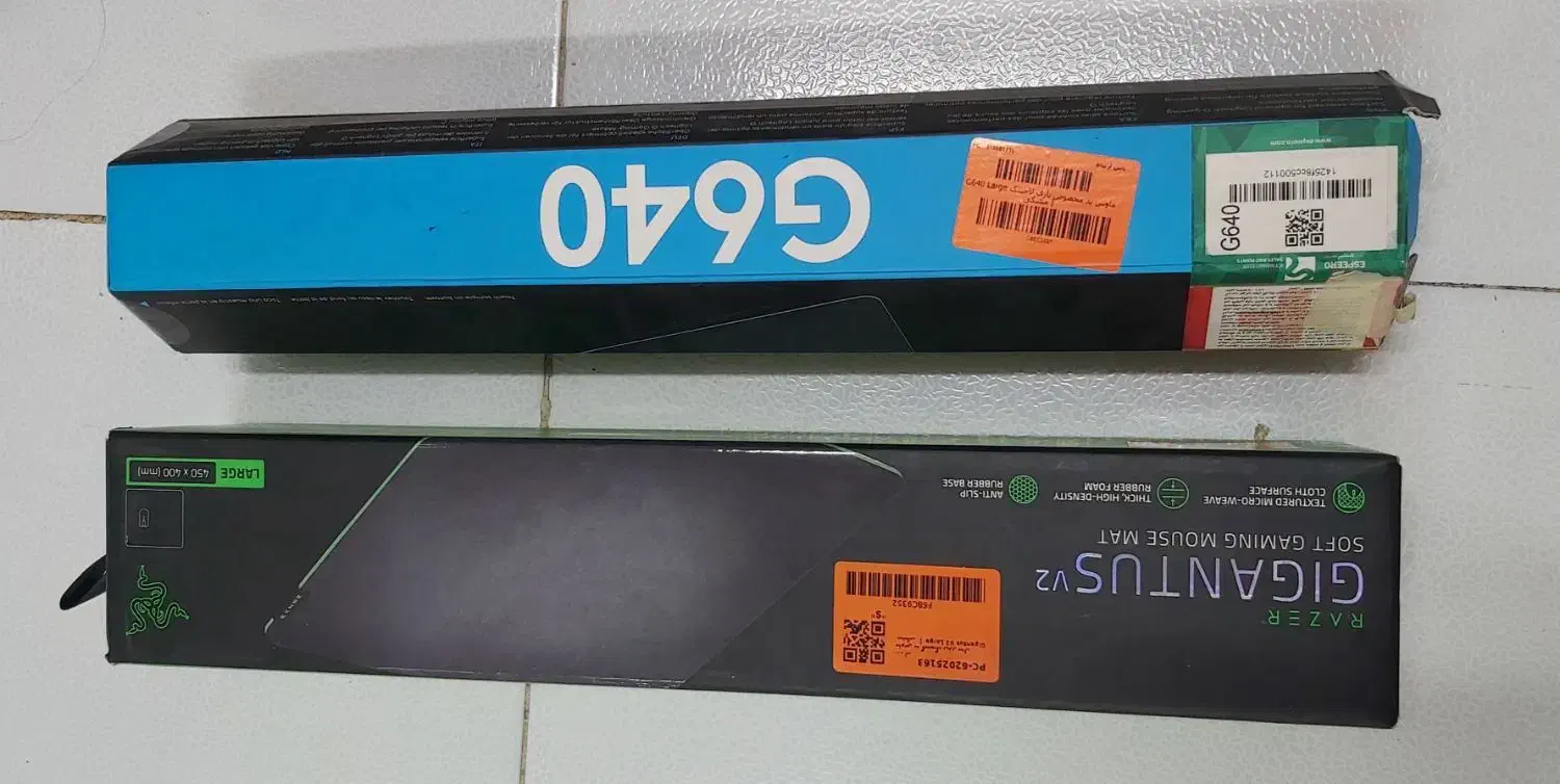 دو عدد ماوس پد Logitech و Razer|قطعات و لوازم جانبی رایانه|اهواز, شهرک نفت|دیوار