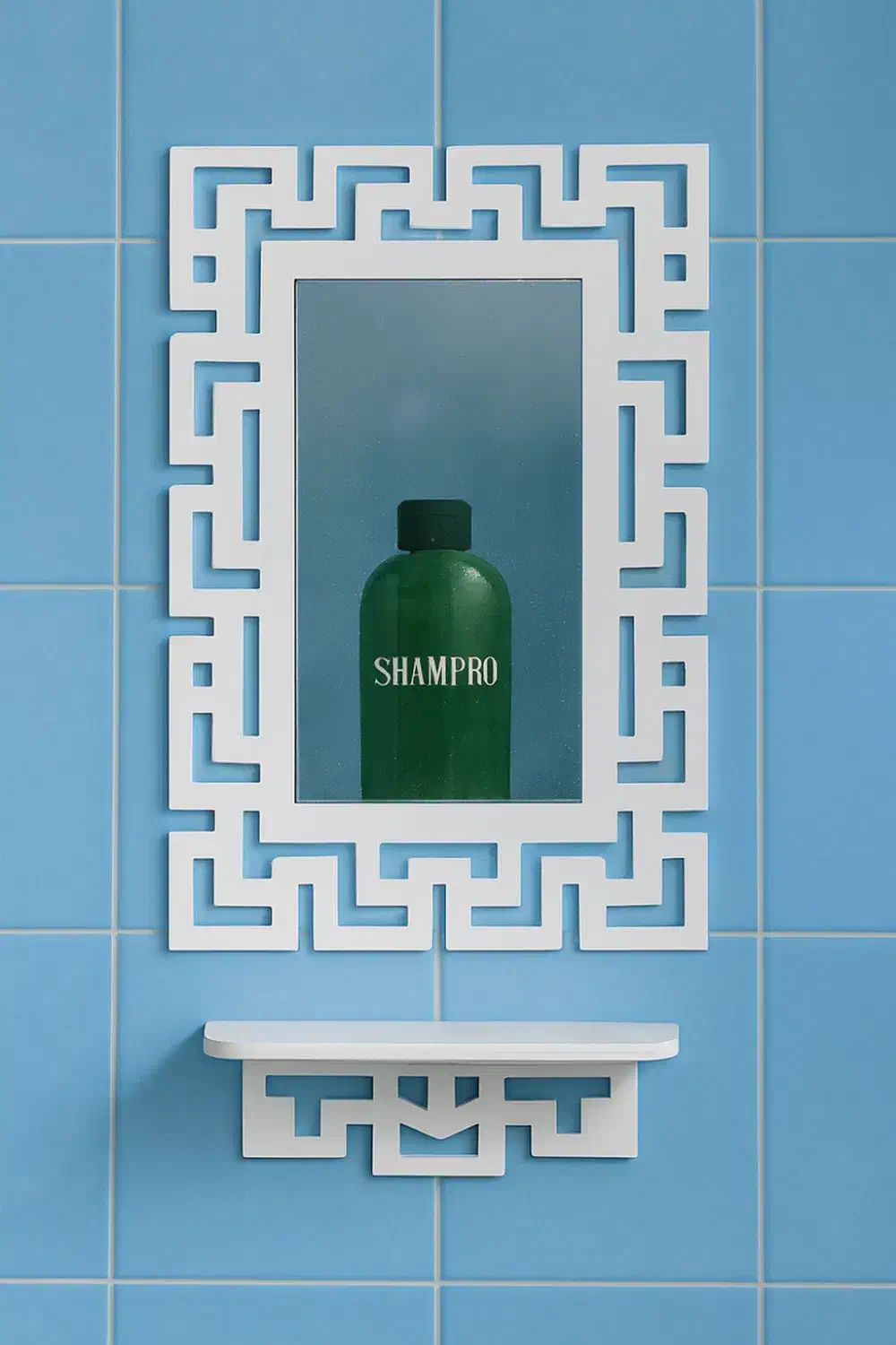 آینه قاب شلف حمام توالت دکوری تزئینی طاقچه رایگان|لوازم حمام|مشهد, کوشش|دیوار