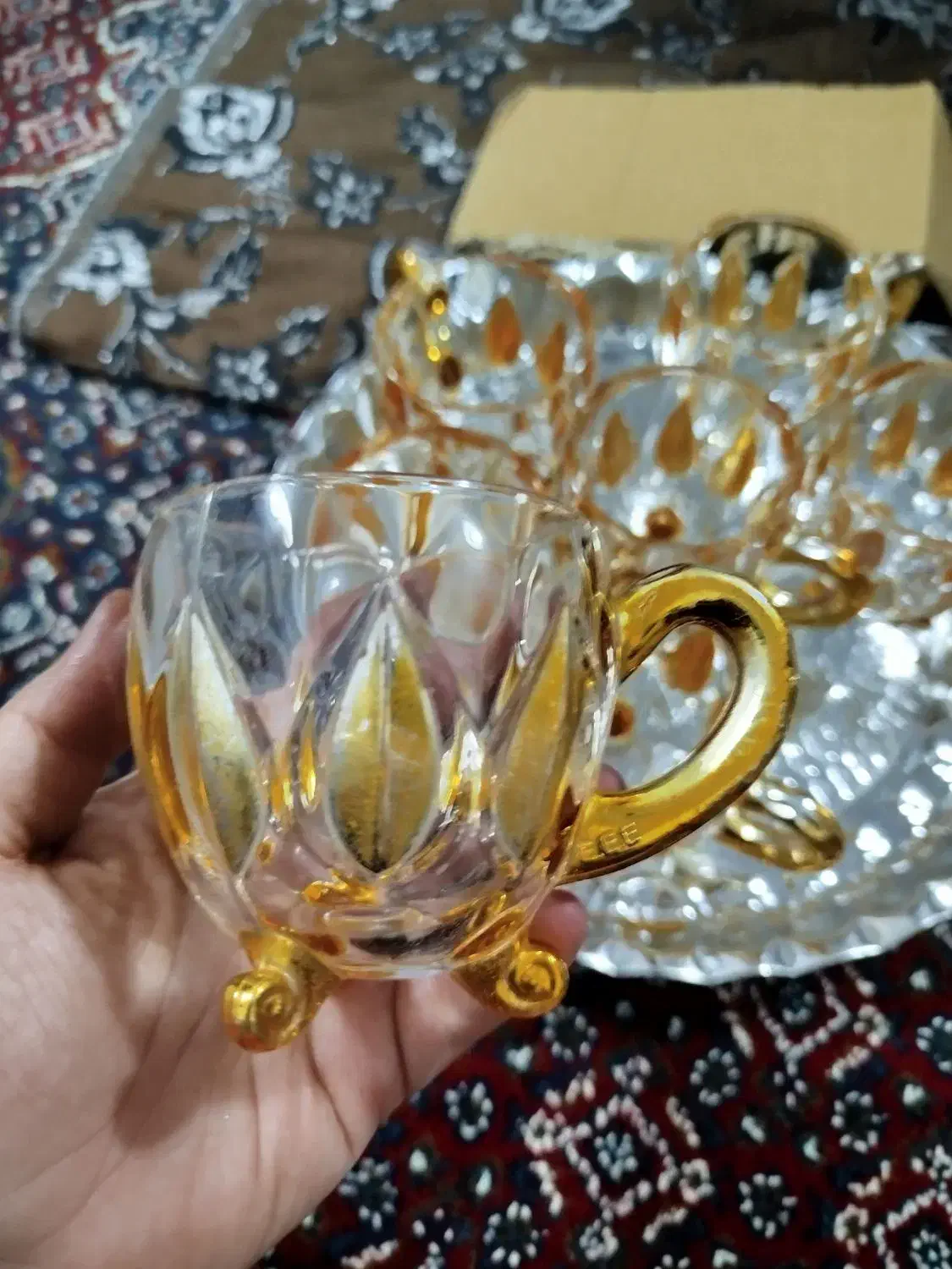 12عدداستکان|ظروف سرو و پذیرایی|جوانرود, |دیوار