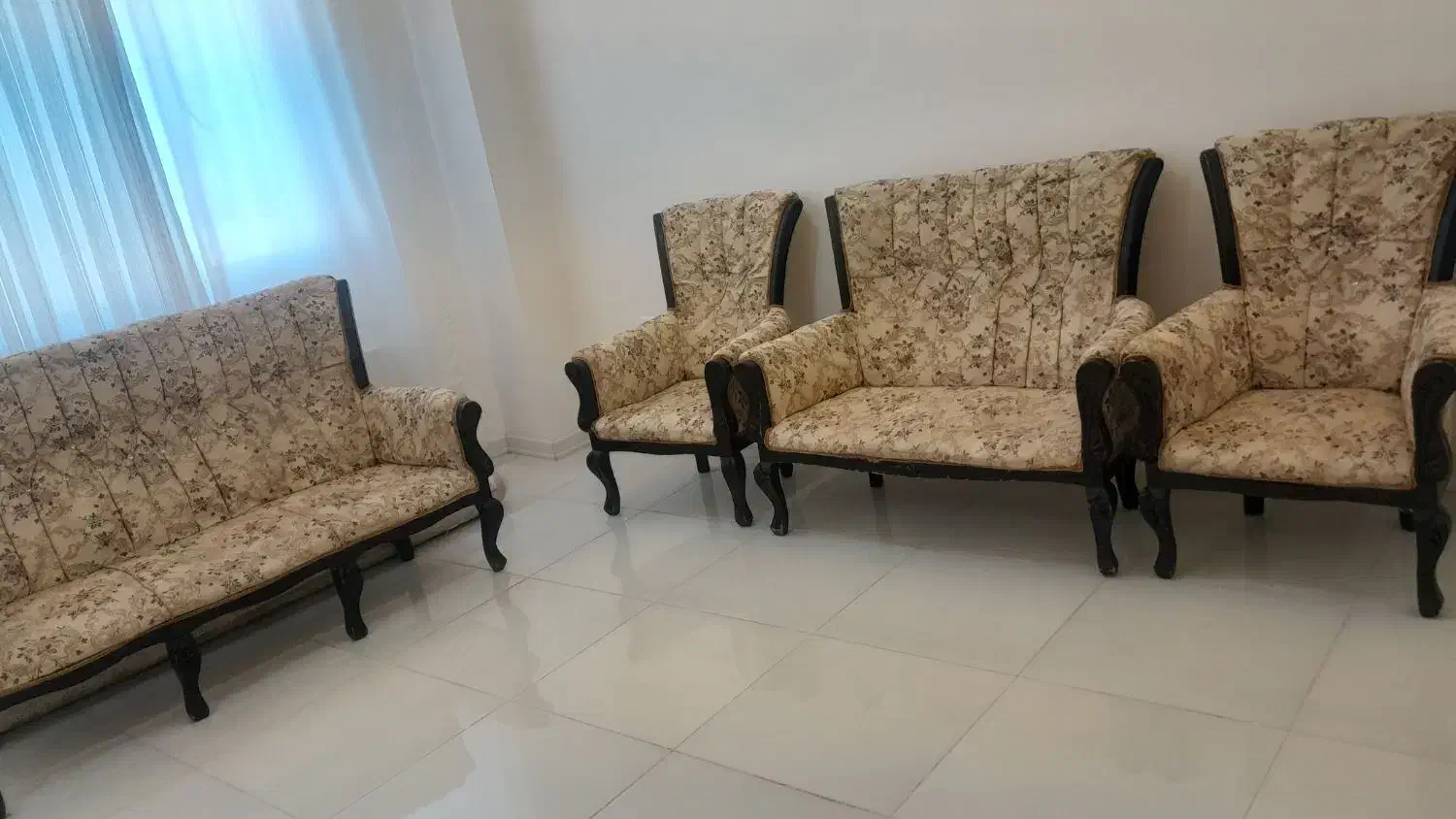 مبل هشت نفره سالم|مبلمان خانگی و میز عسلی|کاغذکنان, |دیوار