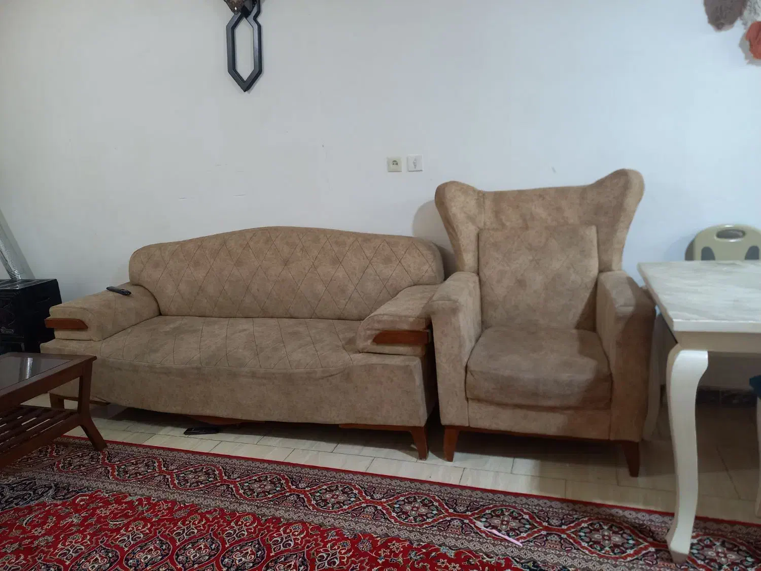 مبل 7 نفره|مبلمان خانگی و میز عسلی|ساری, |دیوار