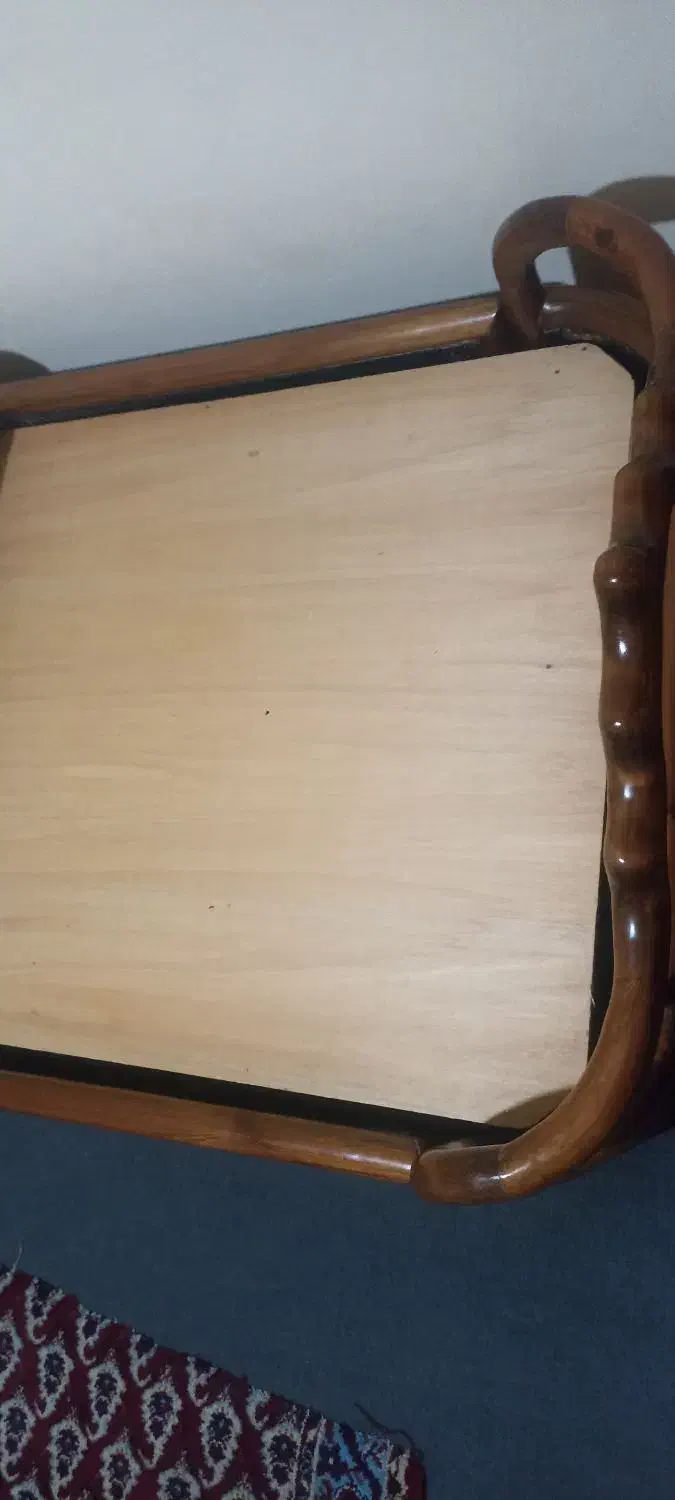 تخت خواب تک‌ نفره چوبی|تخت و سرویس خواب|رشت, جهاد|دیوار