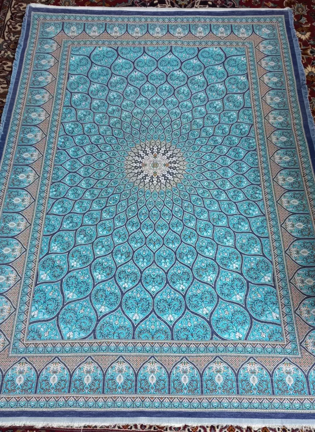 فرش دستباف ابریشم|فرش|صباشهر, |دیوار