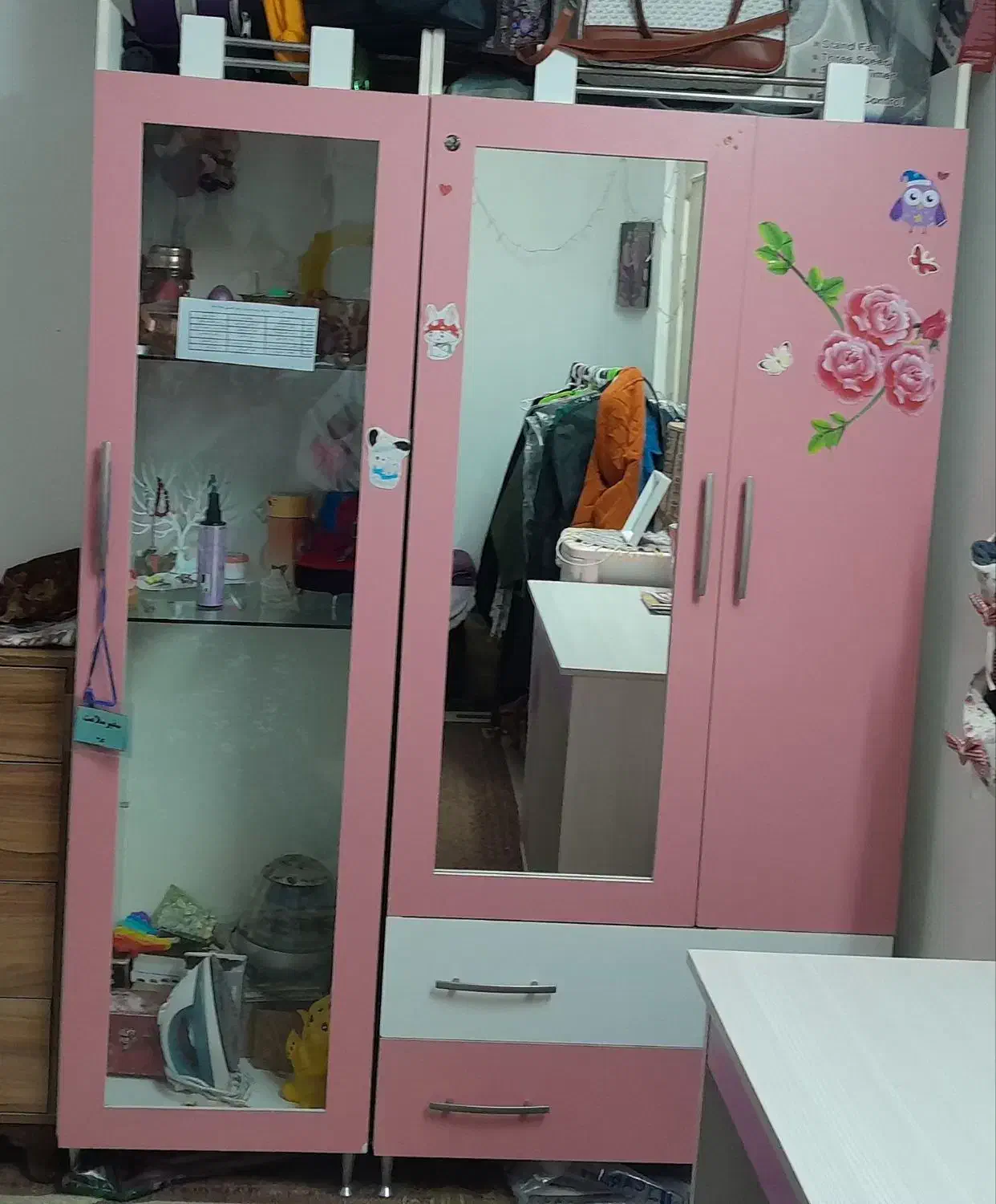 کمد لباس وبوفه هردو باهم|جاکفشی، کمد، دراور|گرگان, |دیوار