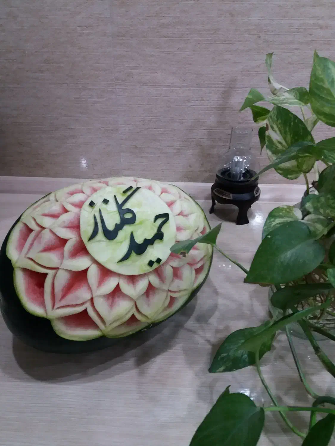 حکاکی هندوانه|خوردنی و آشامیدنی|اصفهان, طاحونه|دیوار