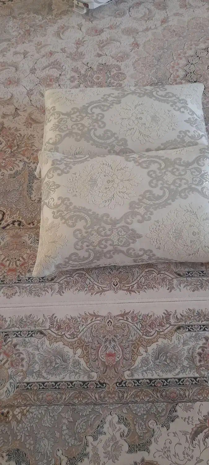 ۶عددبالشت پر با رویه درحد کاملا نو|رختخواب، بالش، پتو|روانسر, |دیوار
