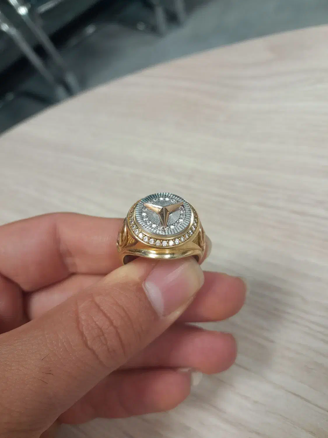 انگشتر طلا بنز و گردنبند کاریتر|جواهرات|قزوین, |دیوار