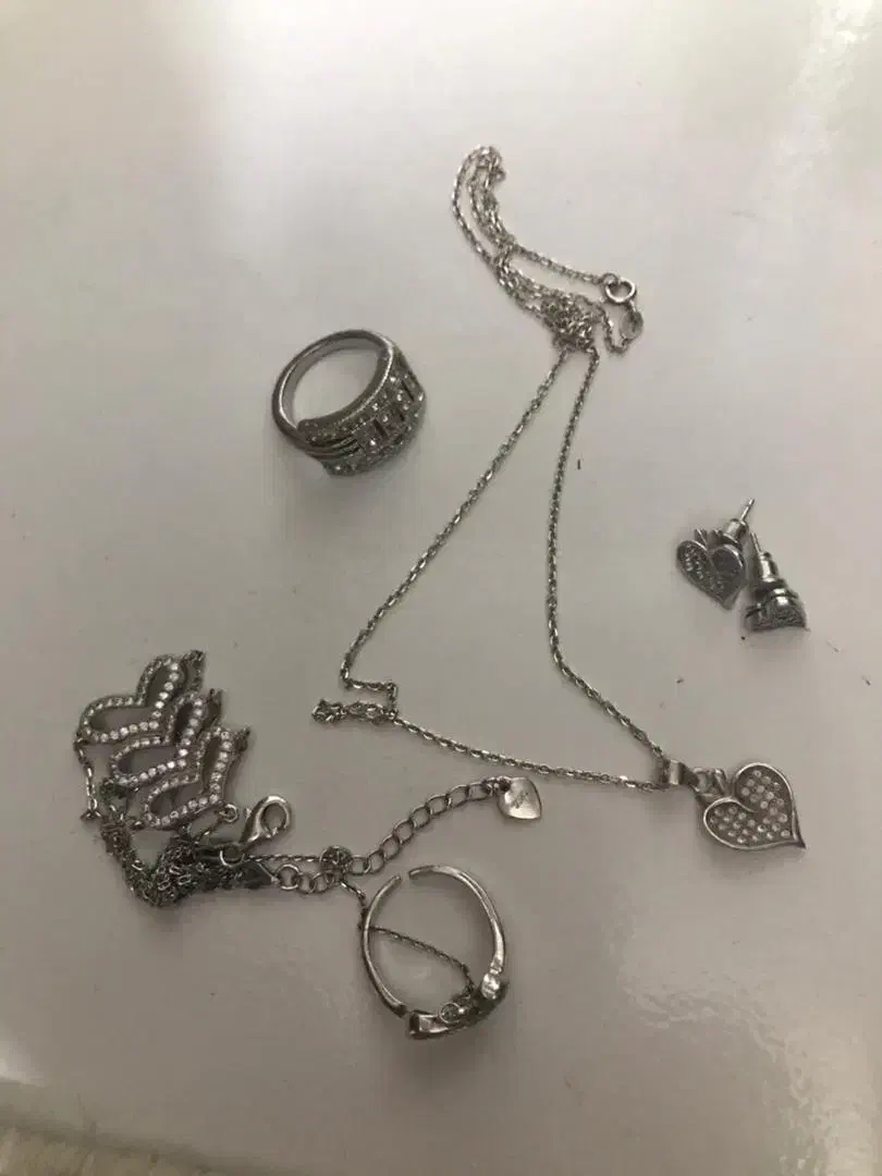 ست نقره زنانه فروشی|جواهرات|تهران, فدک|دیوار