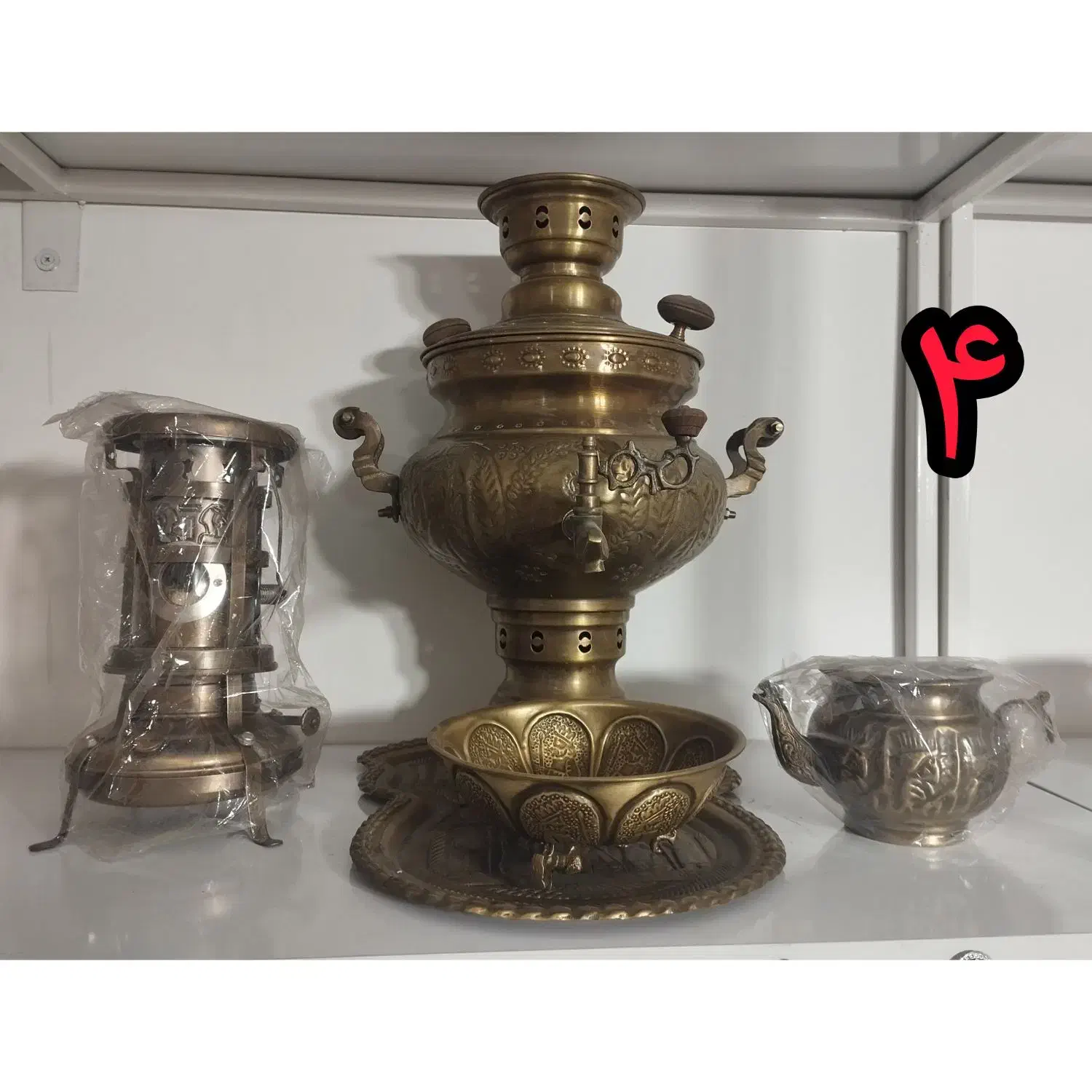 سرویس سماورهای برنجی|سماور، چای‌ساز، قهوه‌ساز|نقده, |دیوار