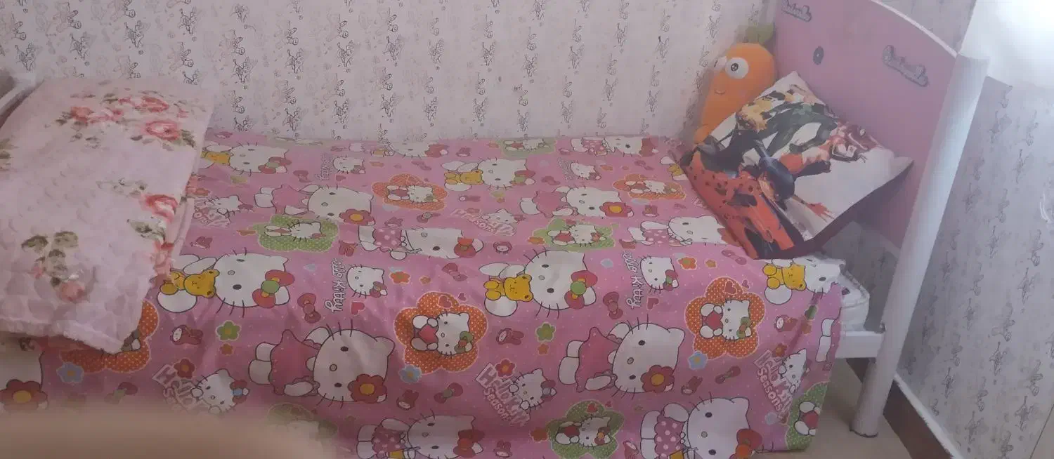 تخت بچگانه با تشک|تخت و سرویس خواب|کرمانشاه, |دیوار