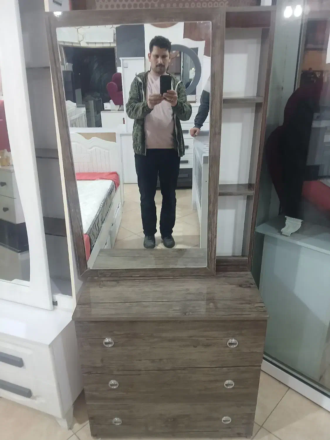 میز آرایش های گلاس|تخت و سرویس خواب|گرگان, |دیوار